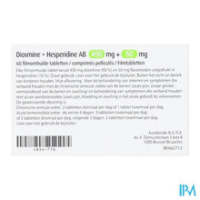 Charger l'image dans la galerie, Diosmine+hesperidine Ab 450mg+50mg Filmomh Tabl 60

