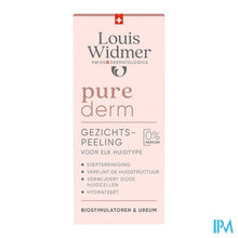 Charger l'image dans la galerie, Widmer Purederm Gezichtspeeling Zonder Parfum 50ml
