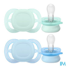 Afbeelding in Gallery-weergave laden, Philips Avent Fopspeen +0m Start Groen/blauw Eff.2

