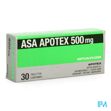 Afbeelding in Gallery-weergave laden, Asa Apotex 500mg Comp 30 X 500mg
