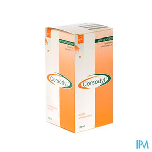 Corsodyl 2mg/ml Opl Mondwater 200ml