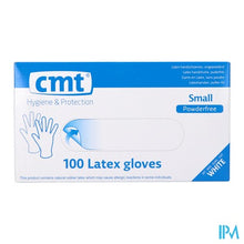 Afbeelding in Gallery-weergave laden, Cmt Handschoenen Latex Wit Pf S 100
