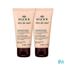 Afbeelding in Gallery-weergave laden, Nuxe Reve De Miel Hand-nagelcreme Tube 2x50ml

