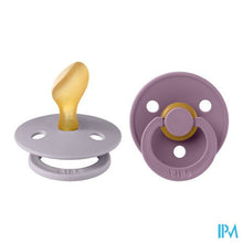 Afbeelding in Gallery-weergave laden, Bibs 2 Fopspeen Anatomic Duo Fossil/mauve
