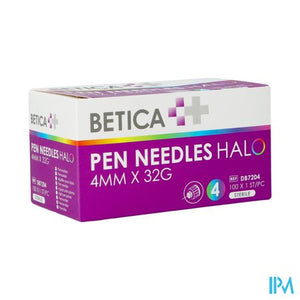 Betica Pen Needles Halo 4mmx32g 100