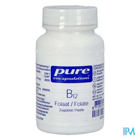 Pure Encapsulations B12 Folaat Pot Zuigtabl 90