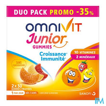 Afbeelding in Gallery-weergave laden, Omnivit Junior Gummies Duopack -35%
