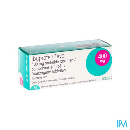 Ibuprofen Teva Drag 30 X 400mg