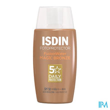 Afbeelding in Gallery-weergave laden, Isdin Fotoprotector Fusion Water Bronze Ip50+ 50ml

