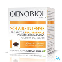 Load image into Gallery viewer, OENOBIOL SOLAIRE INTENSIF NORMALE HUID 30 CAPS

