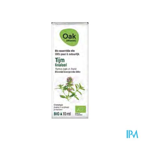 Oak Ess Olie Tijm Linalool 10ml Bio