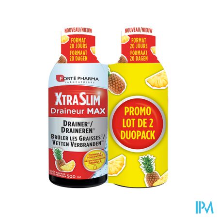 Xtraslim Draineur Max Duo 2x500ml