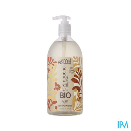 Mkl Douchegel Bio Argan Pompfl 1l