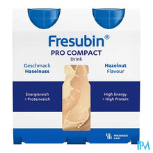 Afbeelding in Gallery-weergave laden, Fresubin Pro Compact Hazelnoot 4x125ml

