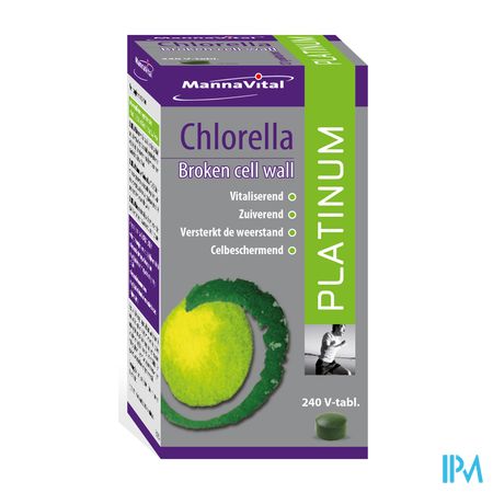 Mannavital Chlorella Platinum V-tabl 240