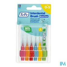 Afbeelding in Gallery-weergave laden, Tepe Interdental Brush Assorted 6
