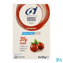 Load image into Gallery viewer, 6d Energy Nougat Cranberry 6 X 35g

