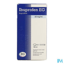 Afbeelding in Gallery-weergave laden, Ibuprofen EG 40 Mg/Ml Susp Oraal Gebruik 100 Ml
