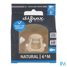 Charger l'image dans la galerie, Difrax Fopspeen Natural 6m+ Uni/pure Roze/blossom
