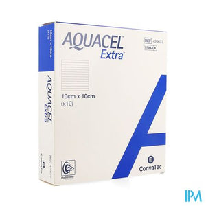 Aquacel Extra Verb Hydrofiber+versterk. 10x10cm 10