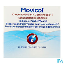 Afbeelding in Gallery-weergave laden, Movicol Chocolade Smaak Zakjes 20 X 13,7g
