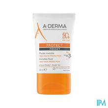 Load image into Gallery viewer, Aderma Protect Pocket Fluide Onzichtb. Spf50+ 30ml
