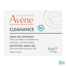 Afbeelding in Gallery-weergave laden, Avene Cleanance Matterende Aqua Gel 50ml

