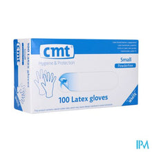 Afbeelding in Gallery-weergave laden, Cmt Handschoenen Latex Wit Pf S 100
