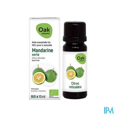 Oak Ess Olie Mandarijn, Groene 10ml Bio