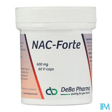 Afbeelding in Gallery-weergave laden, Nac N-acet.l Cyst. Forte Caps 60 Deba

