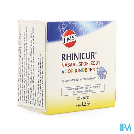 Rhinicur Neusspoelzout Kinderen Sach. 20x1,25g