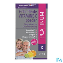 Load image into Gallery viewer, Mannavital Gebufferde Vitamine C Poeder 250g
