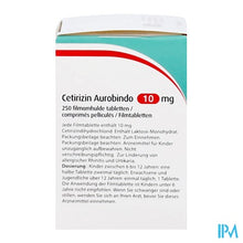Afbeelding in Gallery-weergave laden, Cetirizin Aurobindo 10mg Filmomh Tabl 250

