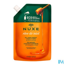 Afbeelding in Gallery-weergave laden, Nuxe Reve De Miel Gel Lavant Refill Eco 400ml
