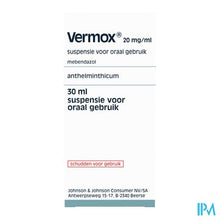 Afbeelding in Gallery-weergave laden, Vermox Susp 30ml 2%
