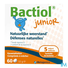 Afbeelding in Gallery-weergave laden, Bactiol Junior Chew. Kauwtabl 60 27618 Metagenics
