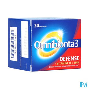 Omnibionta3 Defense Multivitamines Immuniteit (30 tabletten)