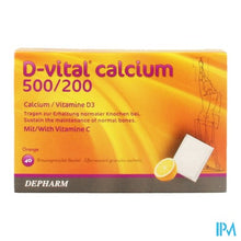 Afbeelding in Gallery-weergave laden, D-vital Calcium 500/200 Sinaas Zakjes 40
