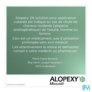 Alopexy 2 % Liquid Fl Pipet/spray 1x60ml