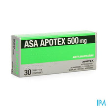 Load image into Gallery viewer, Asa Apotex 500mg Comp 30 X 500mg
