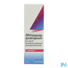 Charger l'image dans la galerie, Rhinospray Ipratropium 0,6mg/ml Neusspray 15ml

