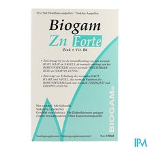 Charger l'image dans la galerie, Biogam Zn Forte Drinkb. Amp 30x5ml
