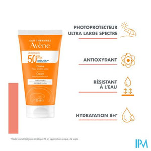 Avene Zon Spf50+ Creme 50ml