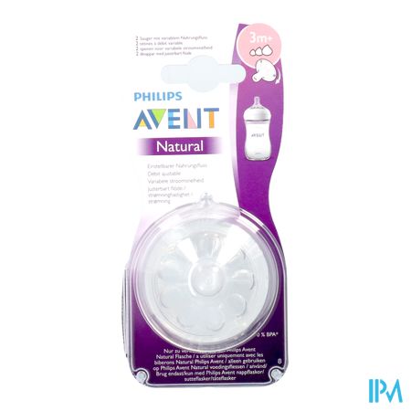 Load image into Gallery viewer, Philips Avent Natural 2.0 Zuigspeen Variabel SCF045/27