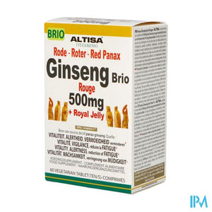 Altisa Ginseng Rood Brio 500mg Comp 60