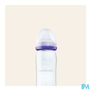Lansinoh Zuigfles Glas + Speen 240ml 4