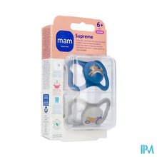 Charger l'image dans la galerie, Mam Supreme Fopspeen Silicone 6-16m Blue 2
