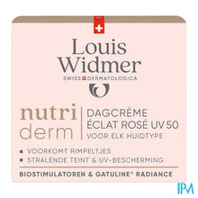 Afbeelding in Gallery-weergave laden, Widmer Nutriderm Dagcreme Eclat Rose Uv 50 50ml
