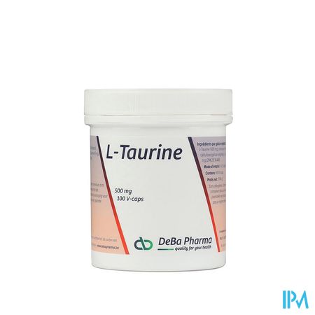 l-taurine Caps 100x500mg Deba