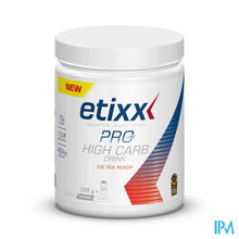 Charger l'image dans la galerie, Etixx Pro Line High Carb Drink Ice Tea Peach 1000g
